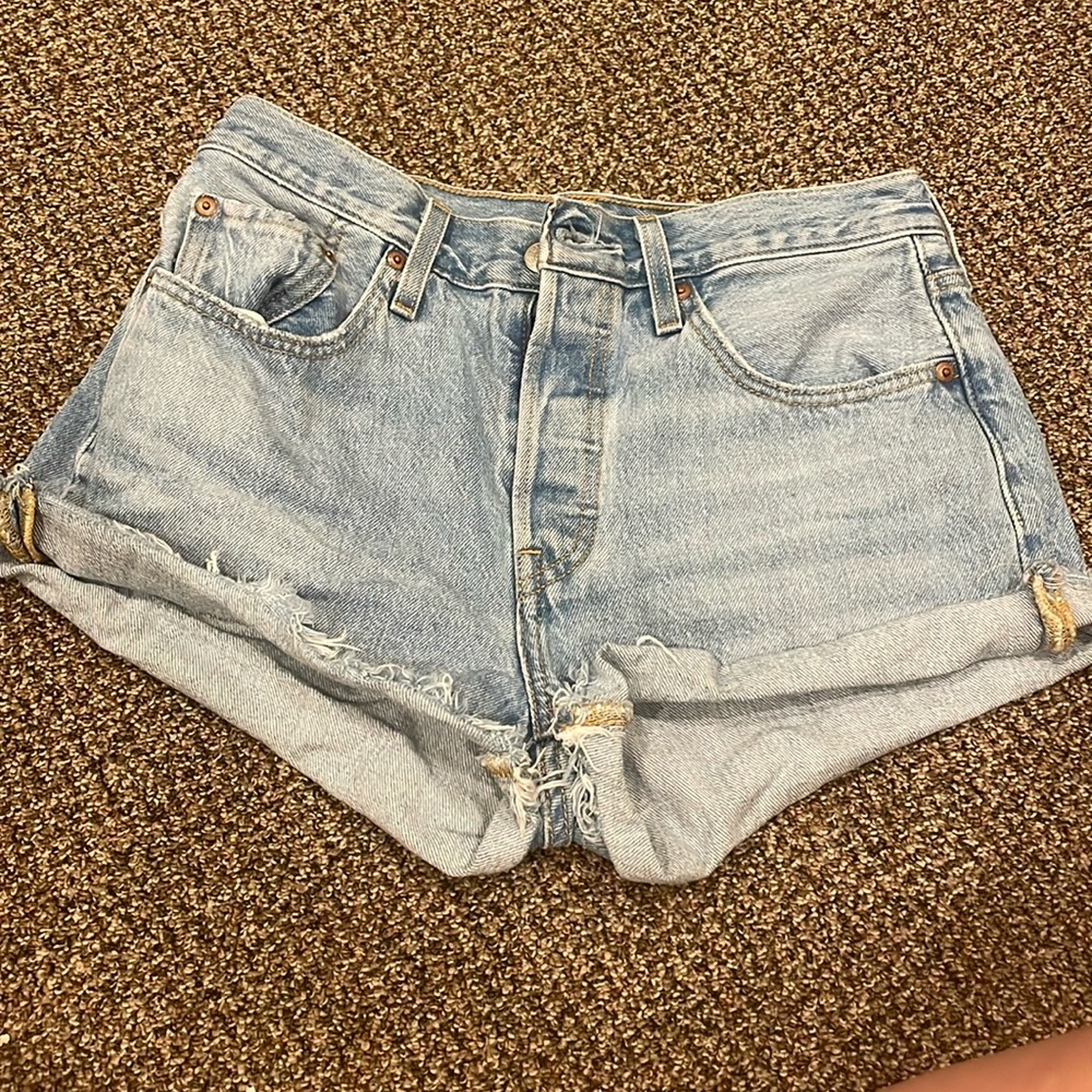 Levi buttonfly 501 shorts